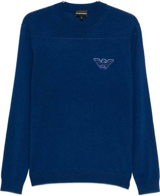 Emporio Armani Wool Crewneck Jumper