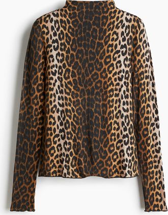 H&M Shirt mit Turtleneck - Beige