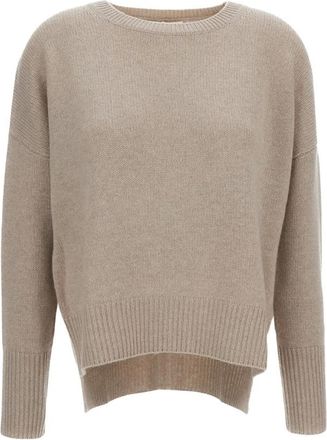 Lisa Yang The Mila Sweater - Dames - Cashmere truien - Beige - XS - Kasjmier - Truien & Vesten