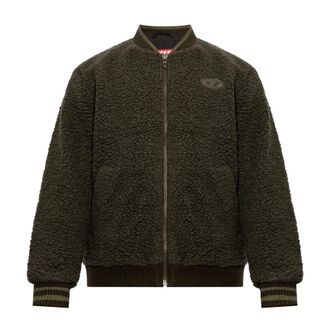 Diesel S-Reds Jas - Heren - Bomber jackets - Groen - M - Wol - Jassen