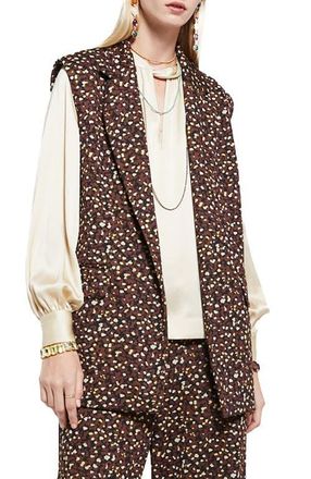 ottod'Ame Sleeveless Blazer in Brown at Nordstrom, Size 42 It
