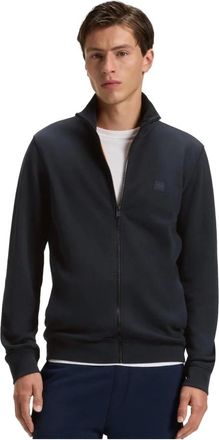 HUGO BOSS Heren, Sweatshirts & Hoodies, Blauw, Maat: 3XL Katoen