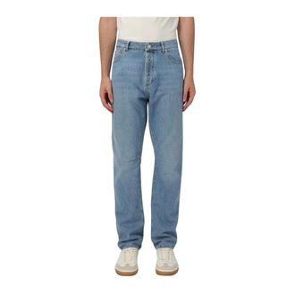 Brunello Cucinelli Straight Fit Jeans, male, Blue, S, Casual Straight Jeans