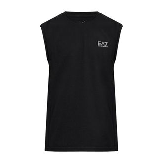 Emporio Armani Mouwloos T-shirt - Heren - Sportshirts - Zwart - M - Fitness