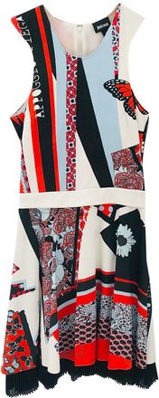 Just Cavalli Sleeveless Multi-Print Dress Size XS