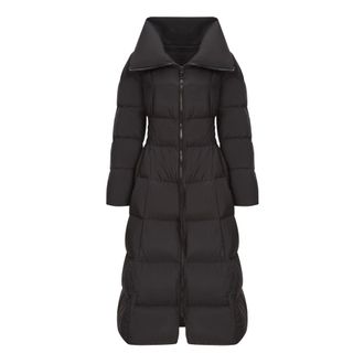 Cesare Gaspari Cappotto Lungo Piumino Luxe - - Coats - Donna - Nero - L