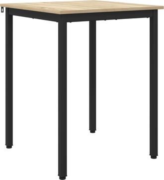 vidaXL Mesas De Comedor 60 X 60 X 75 Cm Madera De Ingenier&iacute;a Cuadrado Vidaxl
