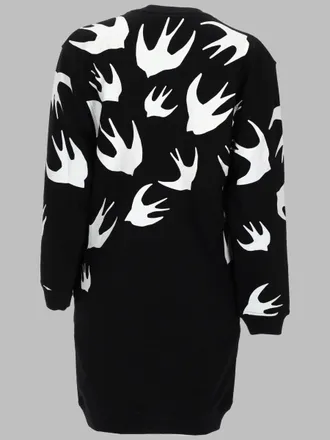 McQ by Alexander McQueen Cotton Blend Mini Dress - Black