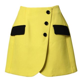 Dolce & Gabbana Mujer, Faldas, Amarillo, Talla: 2XS