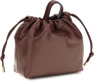Chlo&eacute; Womens Shoulder Bag Icons Mini Bordeaux Leather Calf