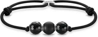 Thomas Sabo Armband Bead zwart A2077-811-11-L22V - Dames - Armbanden - Zwart - ONE Size - Accessoires