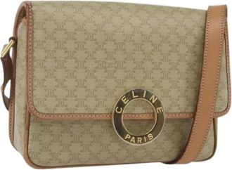 Celine Pre-owned Plastic Cross Body Tas - Dames - Vintage Schoudertas - Beige - ONE Size - Vintage