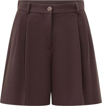 Pinko Pinko, Korte Broeken, Dames, Bruin, S, Shetana Short Fluido