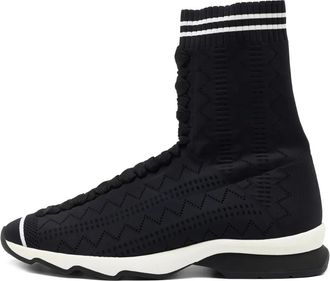 Fendi Sneakers con inserti in rete - Nero