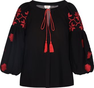 Usha Blouse Dames zwart