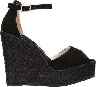 Espadrilles Sandalen Zwart