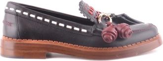 Tod's Zakelijke Mocassins - Dames - Loafers - Zwart - 36 1/2 EU - Katoen - Schoenen