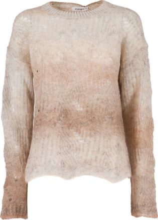 KANGRA Crew Neck Sweater With Shades Effect