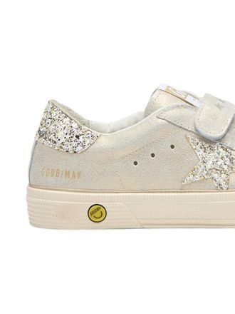Golden Goose May School Sneakers - Silver