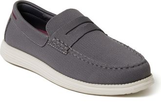 Dearfoams Mens Rollins Sport Knit Loafer