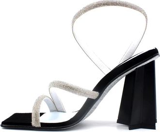Chiara Ferragni Star Sandalen met Hak - Dames - Sandalen met hakken - Grijs - 37 EU - Leer - Schoenen