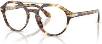 Giorgio Armani 49mm Round optical glasses in Tortoise at Nordstrom