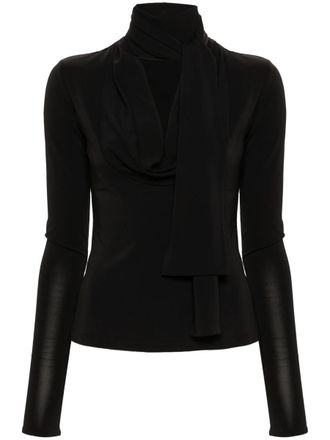 Blumarine Jersey Crepe Blouse