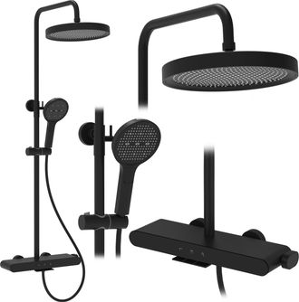 Rea Conjunto De Ducha Rea Farel Black