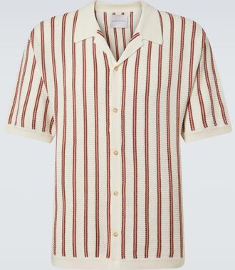 King & Tuckfield Camicia in lana a righe