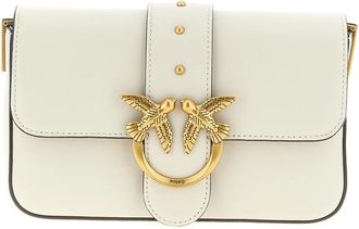 Pinko Pinko, Dames, Tassen, Wit, Maat: ONE Size Katoen