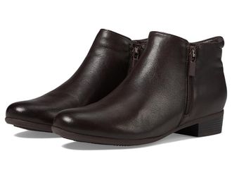 Trotters Major Womens Boots Dark Brown Smooth Leather : 7.5 WW (EE), Synthetic