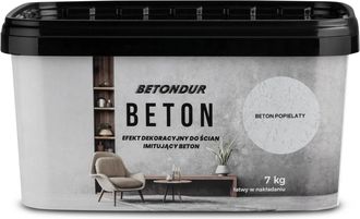 OEM Betondur Effetto Cemento Decorativo Per Pareti - Grigio - 7 Kg