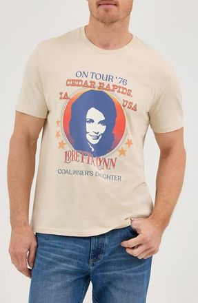 Wrangler Loretta Lynnn Graphic T-Shirt in Fog at Nordstrom, Size Xx-Large