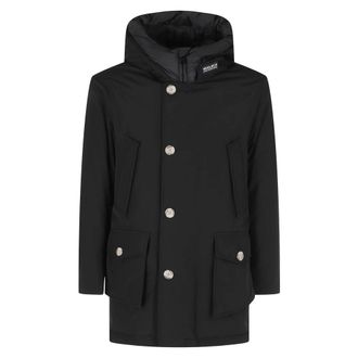 Woolrich Arctic Parka - Heren - Parka Jassen - Zwart - M - Katoen - Jassen