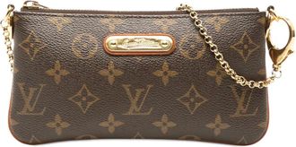 Louis Vuitton Borsa a spalla Pochette Milla MM con monogramma 2008 - Marrone