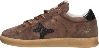 Ama brand SUN Lage Sneaker - Dames - Sneakers - Bruin - 37 EU - Leer - Schoenen