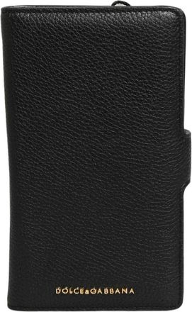 Dolce & Gabbana Wallets & Cardholders, male, Black, Size: ONE SIZE Phone Flip Cover