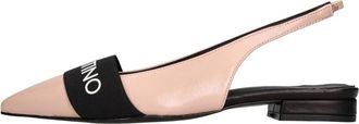 Mario Valentino Leren Slingback Ballerinas - Dames - Ballerinas - Roze - 36 EU - Leer - Schoenen