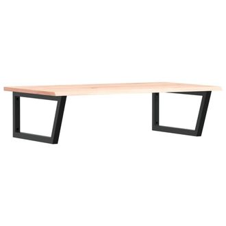 Berkfield Home Basin Shelf Wall Mounted Steel & Solid Wood Oak in Brown