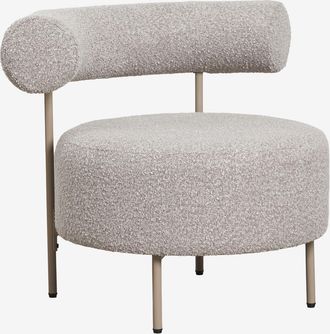 Sklum Pack De 2 Sillones En Tela Boucl&eacute; Arieta Sklum