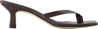 Aeyde Heeled Mules, female, Brown, Size: 8 US Wilma