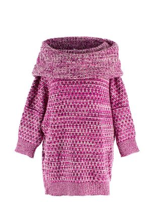 Dior Pink Bardot Cashmere Jumper Size L