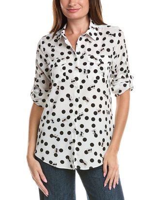 Karl Lagerfeld Karl Lagerfeld Whimsical Woven Top