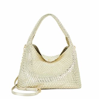 Dune London Womens Accessories Deliberate L - Woven Shoulder Bag - Gold - One Size
