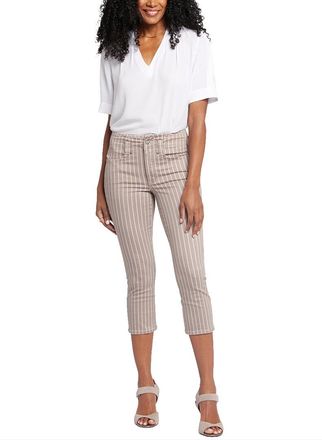 NYDJ Nydj Ami Boardwalk Stripe Capri Jean