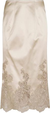 Ermanno Scervino Dames, Rokken, Beige, Maat: S