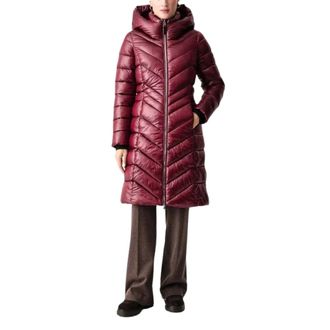 DKNY Piumino Dlempw58 BDX - - Coats - Donna - Rosso - S