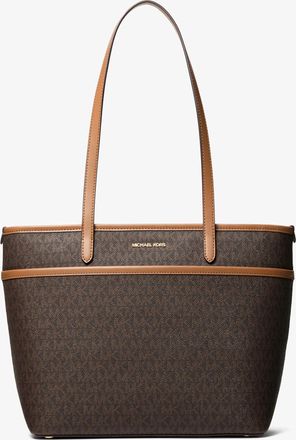 Michael Kors Marlowe Medium Signature Logo Pocket Tote Bag