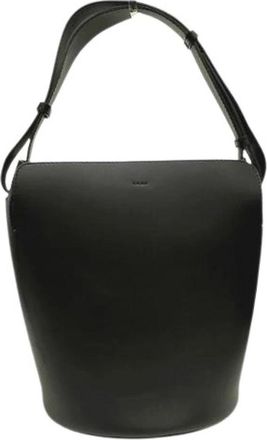 Burberry Pre-owned Leren Schoudertas - Dames - Vintage Tas - Zwart - ONE Size - Leer - Vintage