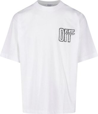 Off-white T-Shirt Logo Motion Arrow Skate